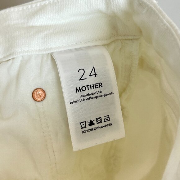 MOTHER The Roller High Rise Wide Leg Jeans in Fairest of Them All Size US 24 - Picture 9 of 15